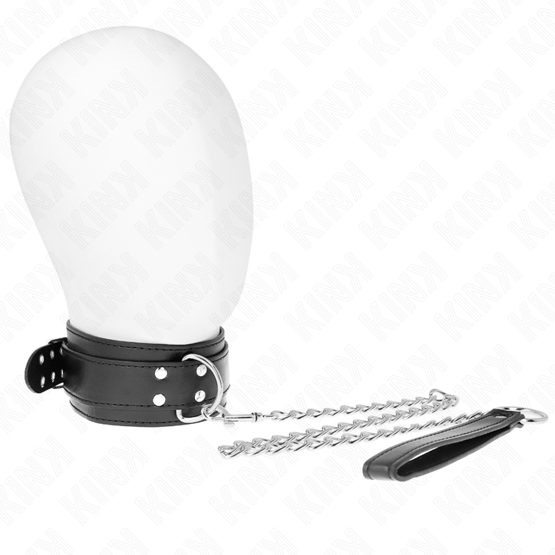 KINK - NECKLACE WITH STRAP 65 CM SILVER BUCKLES ADJUSTABLE 33 - 46 CM X 5.5 CM - Toys "n" Us