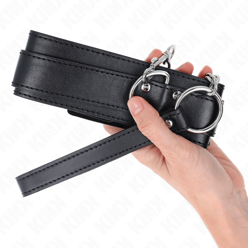 KINK - NECKLACE WITH STRAP 65 CM SILVER BUCKLES ADJUSTABLE 33 - 46 CM X 5.5 CM - Toys "n" Us