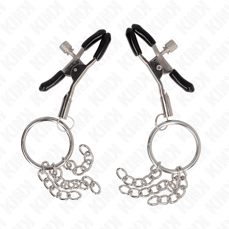 KINK - O RING NIPPLE CLAMP AND LITTLE CHAIN SILVER 6 CM - Toys "n" Us