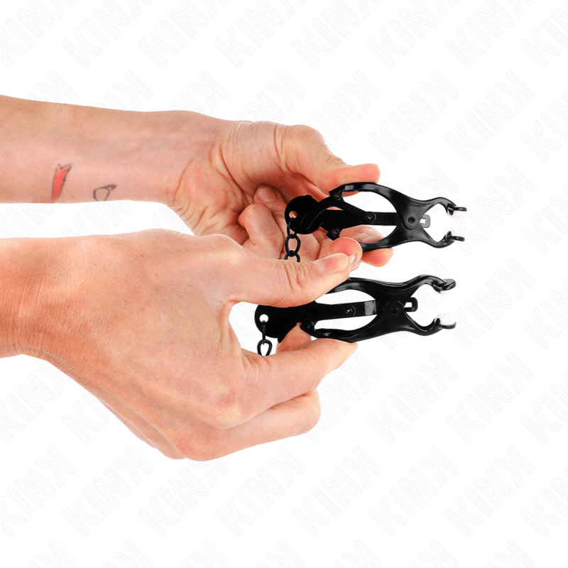 KINK - PINÇAS DE TREVO JAPONÊS COM CORRENTE PRETA 30 CM - Toys "n" Us
