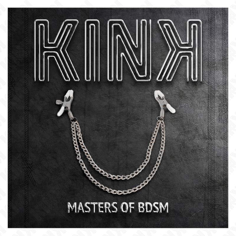 KINK - PINÇAS PARA BICOS COM 2 CORRENTES FINAS PRATA 20/23 CM - Toys "n" Us