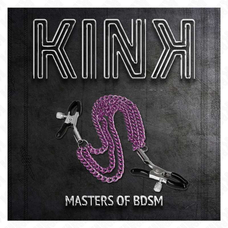 KINK - PINÇAS PARA BICOS COM 3 CORRENTES ROXO 20/23/28 CM - Toys "n" Us