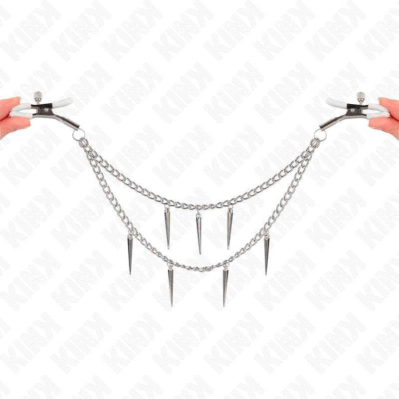 KINK - PINÇAS PARA BICOS COM CORRENTES DE PONTOS 30 CM - Toys "n" Us