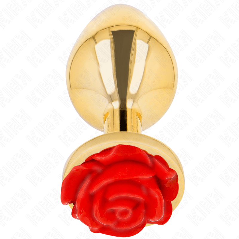 KINK - PLUG ANAL GOLD ROSE RED SIZE L - Toys "n" Us