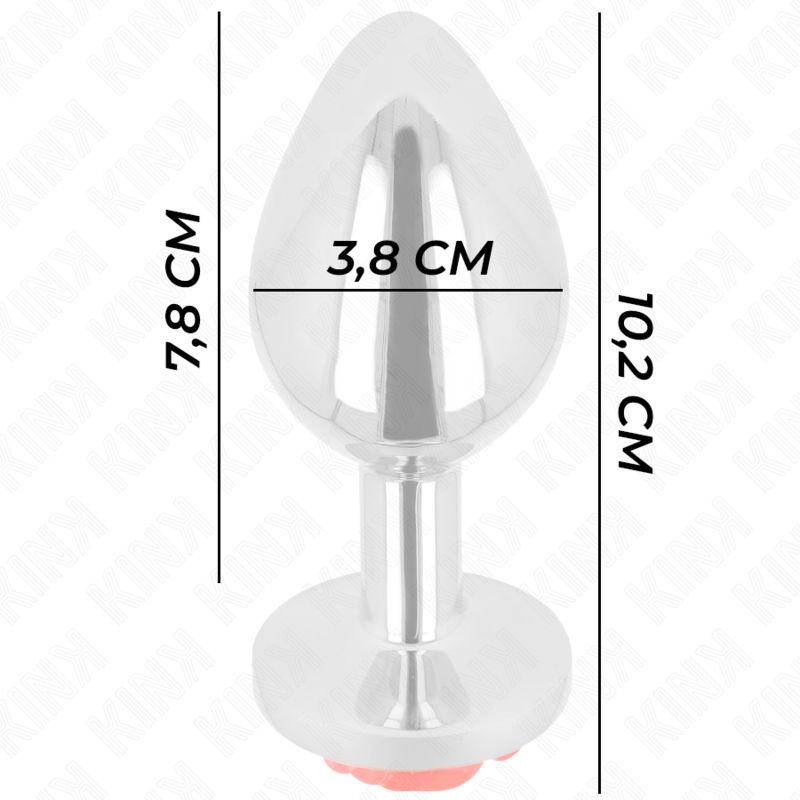 KINK - PLUG ANAL ROSE RED SIZE L - Toys "n" Us