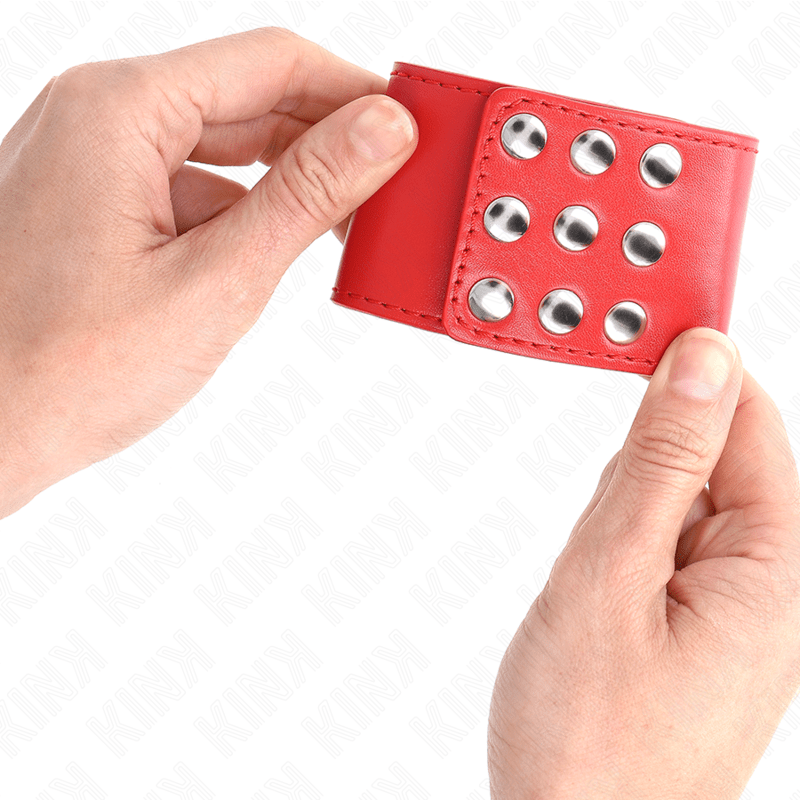KINK - PULSO COM SNAP FASTEN VERMELHO AJUSTÁVEL 19 - 24 CM X 5,5 CM - Toys "n" Us