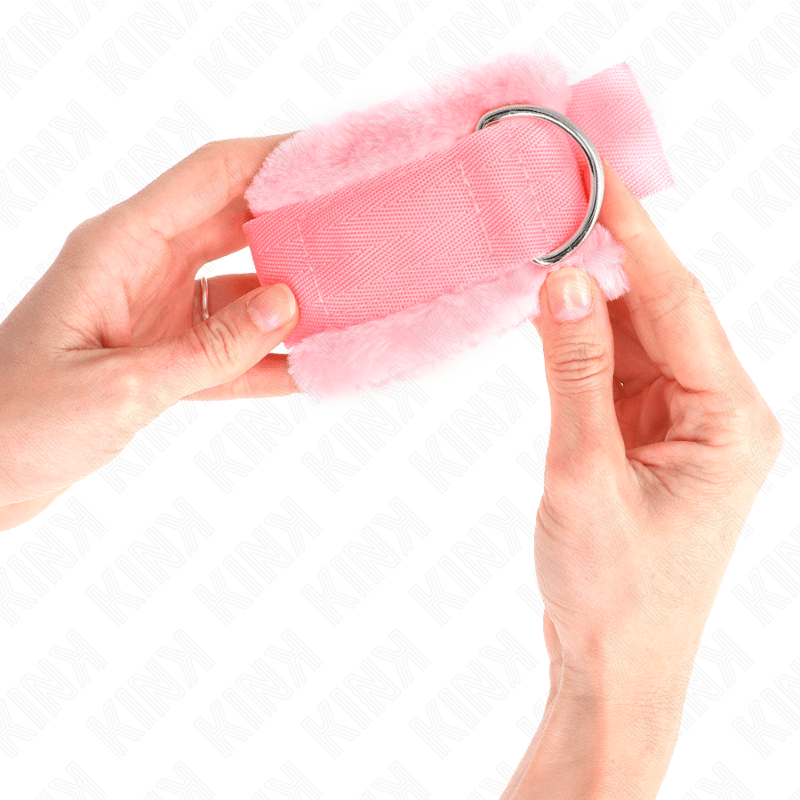 KINK - PULSO FORRO PELUDO ROSA AJUSTÁVEL 17 - 31 CM X 7 CM - Toys "n" Us