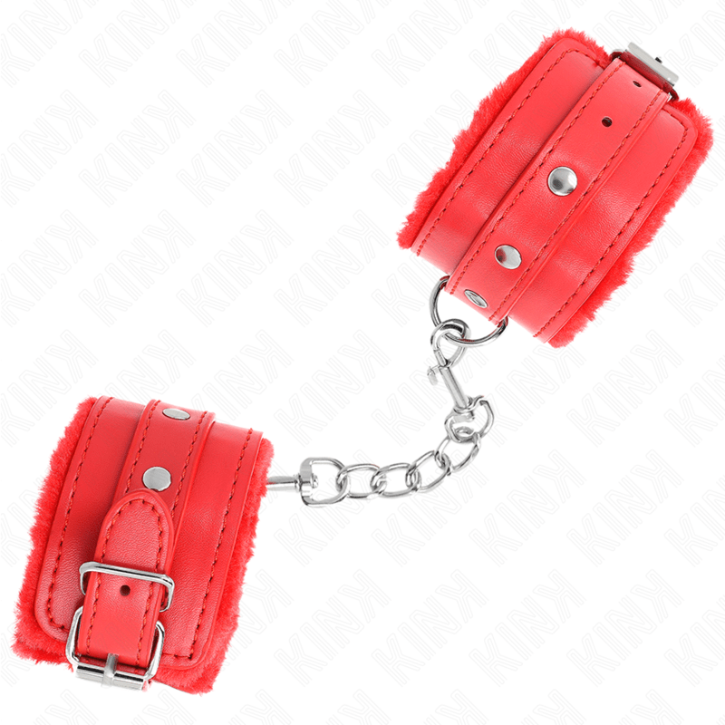 KINK - PULSO PREMIUM FORRO DE PELE VERMELHO COM CINTO VERMELHO AJUSTÁVEL 17 - 29 CM X 6 CM - Toys "n" Us