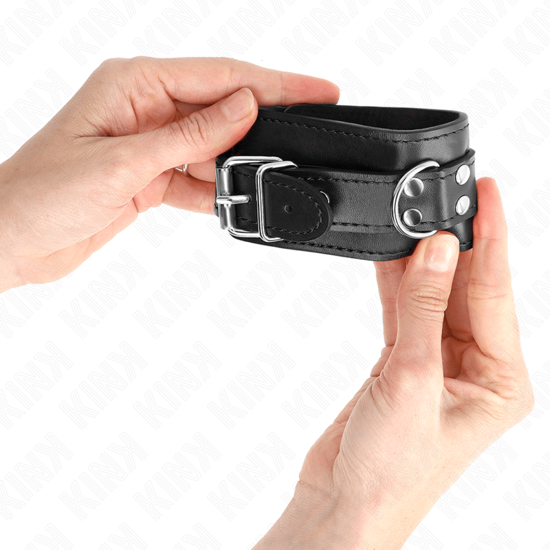 KINK - PULSO SIMPLES PRETO AJUSTÁVEL 20 - 23 CM X 5,5 CM - Toys "n" Us