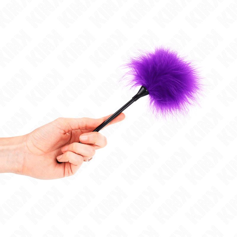 KINK - PURPLE TICKLE FEATHERS USED FOR THE BONDAGE KIT 27 CM - Toys "n" Us