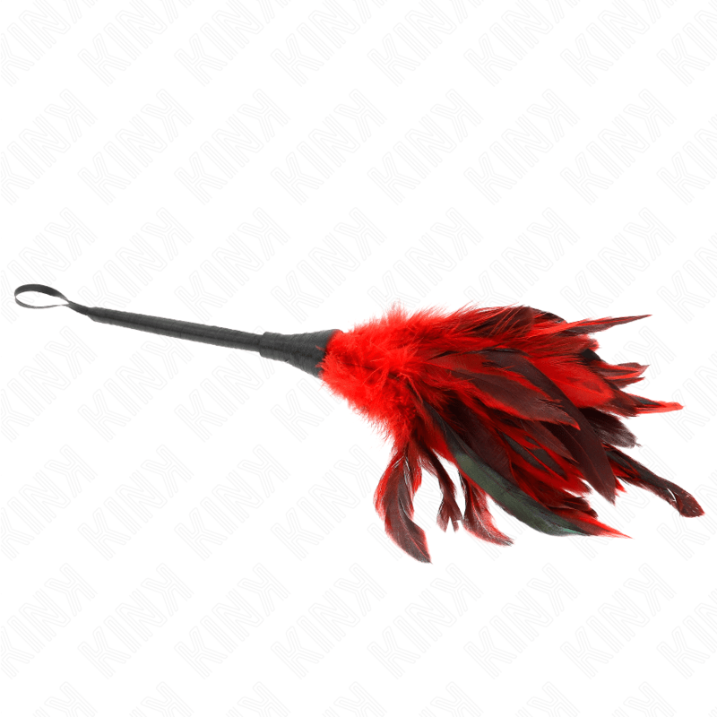 KINK - RED MAIDS HORN SHAPED TICKLE CHICKEN FEATHERS 36 CM - Toys "n" Us