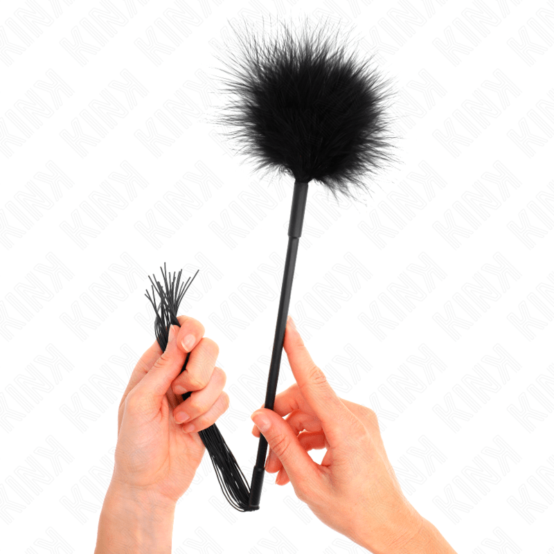 KINK - SILICONE WHIP WITH FEATHERS FOR TICKLE 47 CM - Toys "n" Us