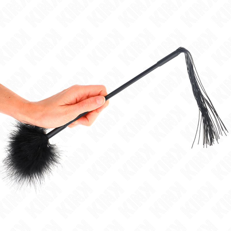 KINK - SILICONE WHIP WITH FEATHERS FOR TICKLE 47 CM - Toys "n" Us