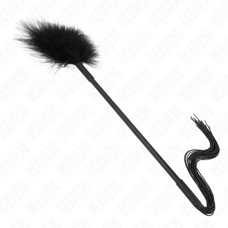 KINK - SILICONE WHIP WITH FEATHERS FOR TICKLE 47 CM - Toys "n" Us