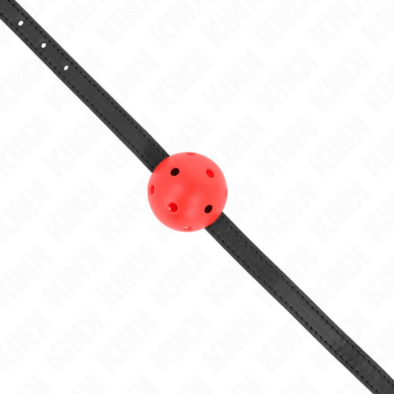 KINK - SIMPLICITY VERMELHO RESPIRÁVEL 4,5 CM BOLA MORDAÇA 62 x 1,5 CM - Toys "n" Us