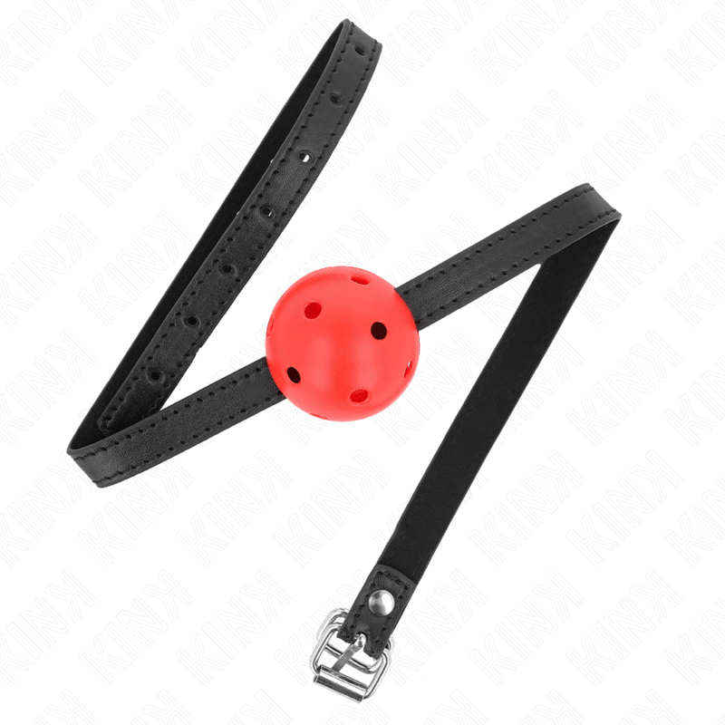 KINK - SIMPLICITY VERMELHO RESPIRÁVEL 4,5 CM BOLA MORDAÇA 62 x 1,5 CM - Toys "n" Us