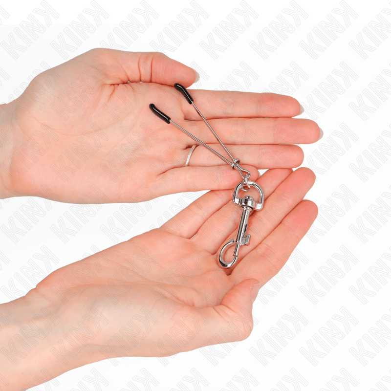 KINK - THIN HOOK NIPPLE CLAMP SILVER 7 CM - Toys "n" Us