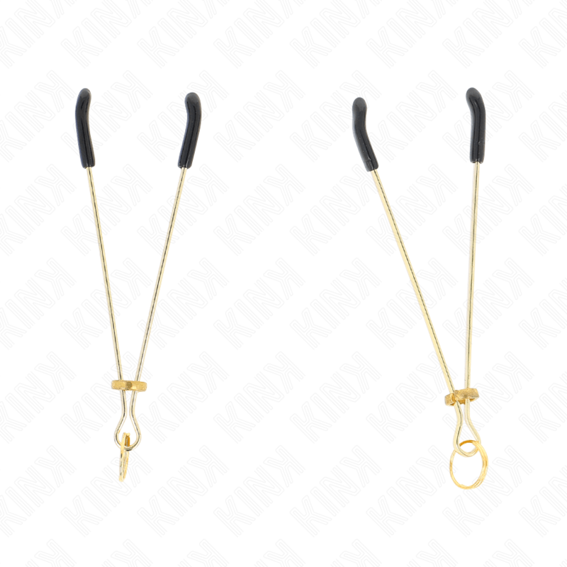 KINK - THIN NIPPLE CLAMPS GOLD 7 CM - Toys "n" Us