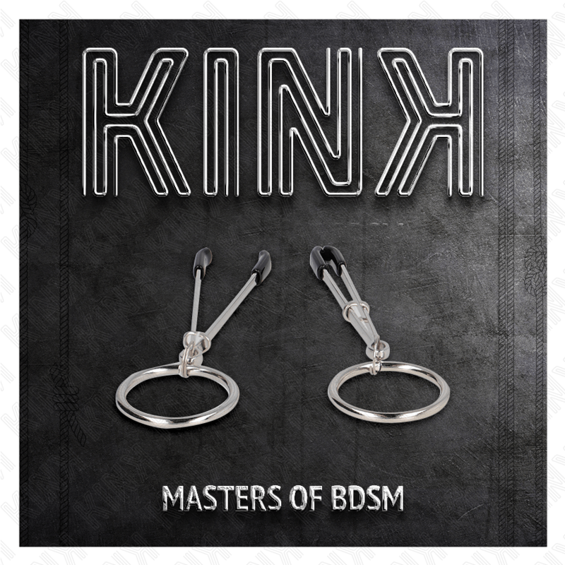 KINK - THIN NIPPLE CLAMPS WITH O - RING 7 CM - Toys "n" Us