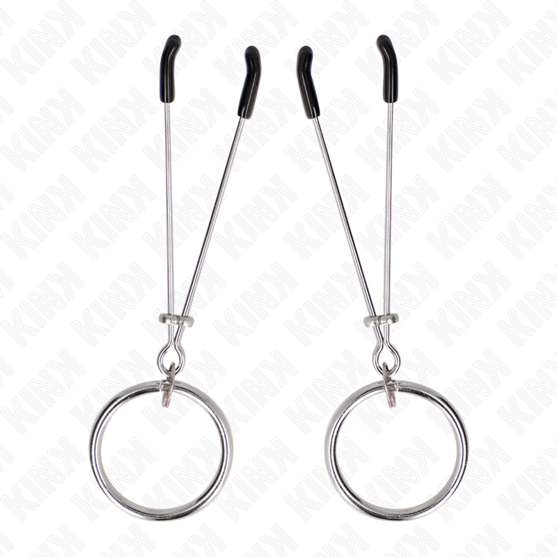 KINK - THIN NIPPLE CLAMPS WITH O - RING 7 CM - Toys "n" Us