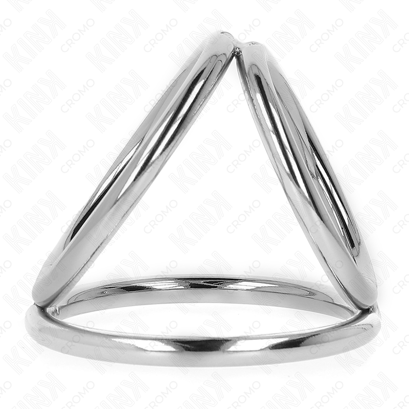 KINK - TRIPLE CHROME METAL PENIS RING 3.8 CM TO 5 CM MODEL 2 - Toys "n" Us