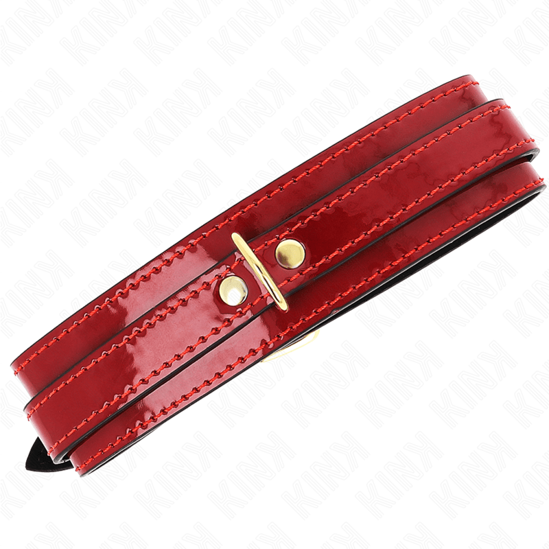 KINK - WINE RED ADJUSTABLE NECKLACE WITH GOLDEN DETAILS 29 - 42.5 CM X 4 CM - Toys "n" Us