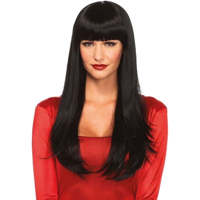 LEG AVENUE - BANGIN LONG STRAIGHT WIG BLACK - Toys "n" Us