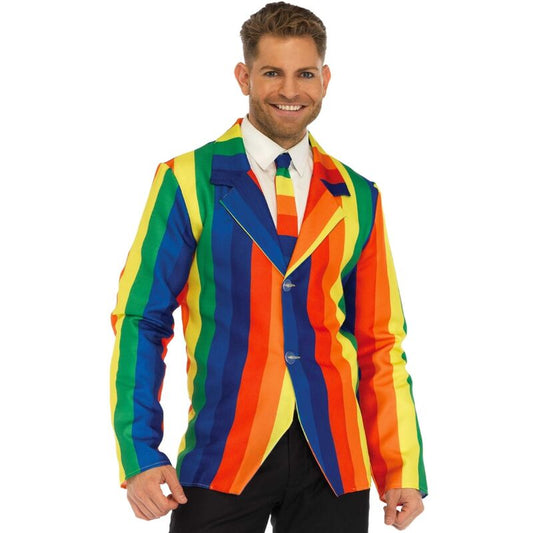 LEG AVENUE - BLAZER + TIE RAINBOW M - Toys "n" Us