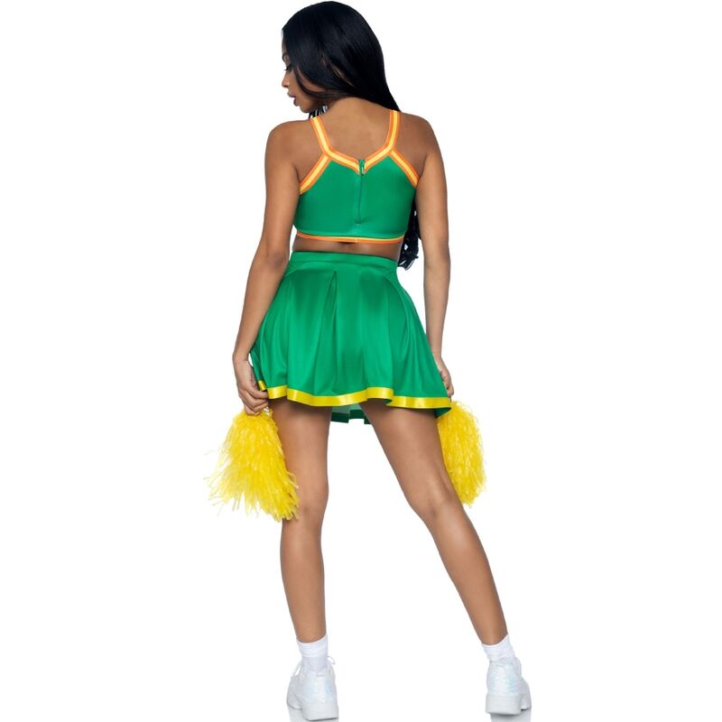 LEG AVENUE - COSTUME CHEERLEADER GREEN S/M - Toys "n" Us
