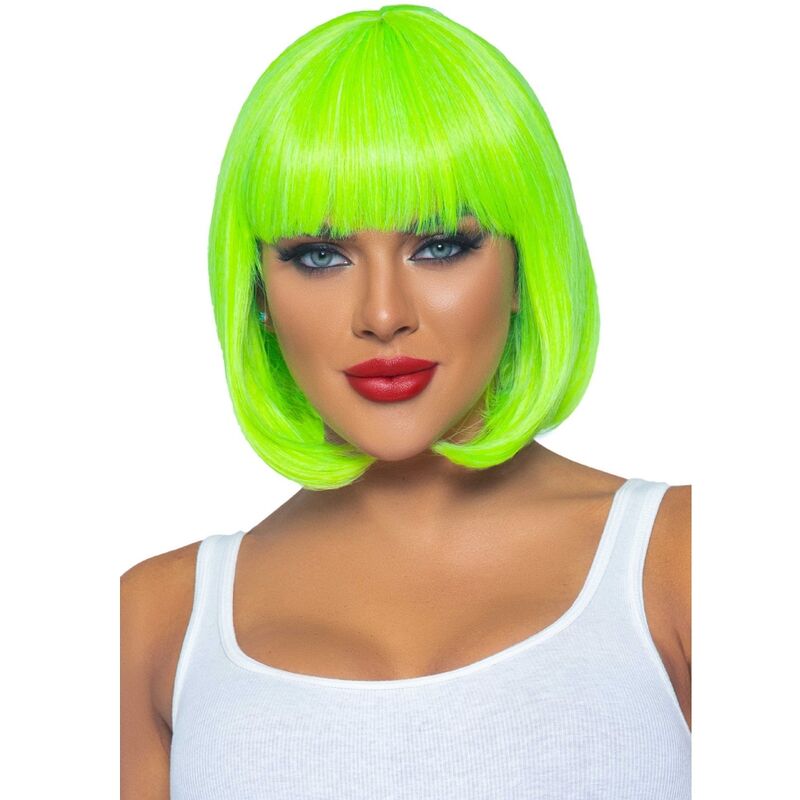 LEG AVENUE - FLUORESCENT BOB WIG NEON GREEN - Toys "n" Us