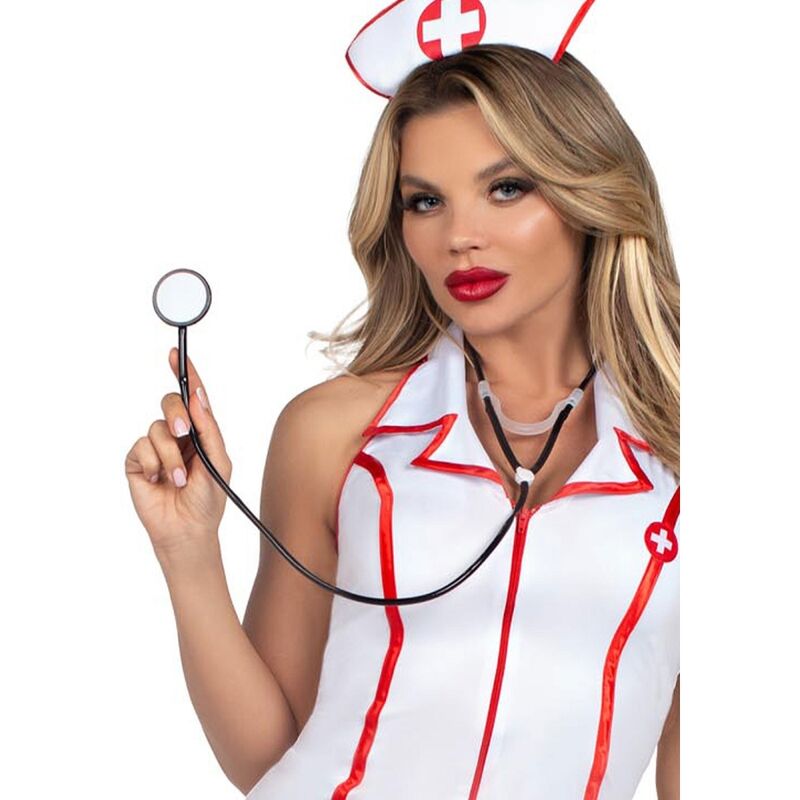 LEG AVENUE - HEAD NURSE COSTUME WHITE M/L - Toys "n" Us