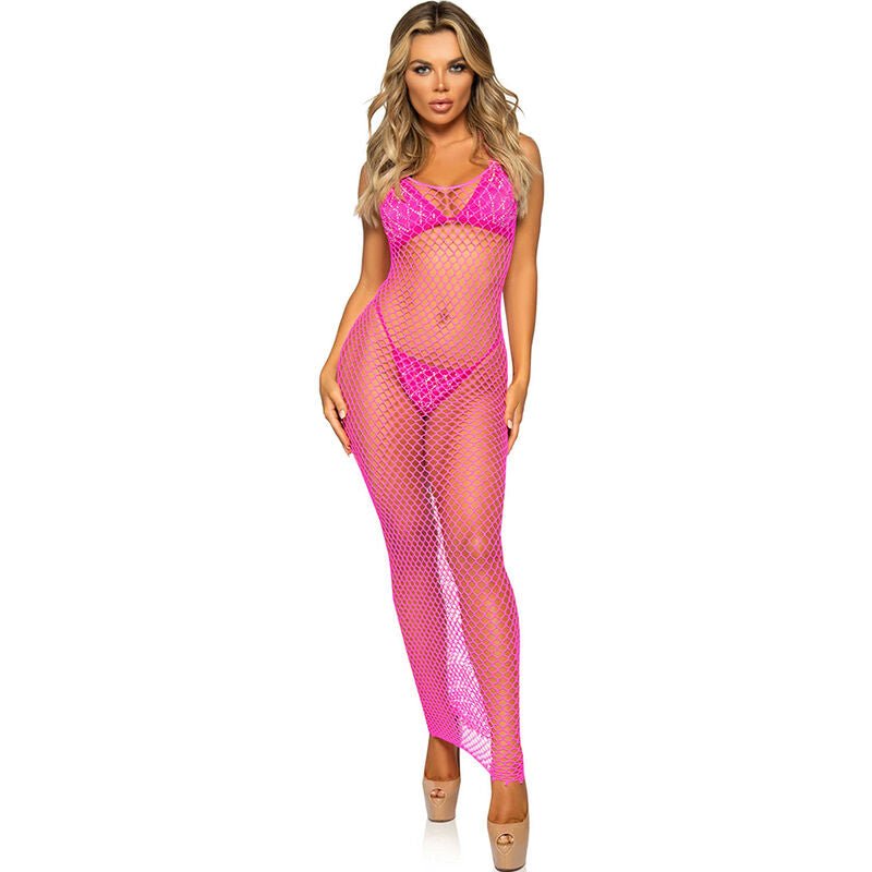 LEG AVENUE - LONG NET DRESS YELLOW ONE SIZE - Toys "n" Us
