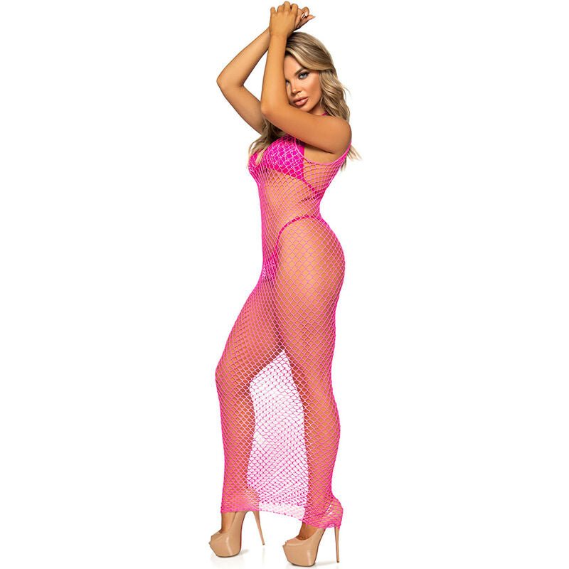 LEG AVENUE - LONG NET DRESS YELLOW ONE SIZE - Toys "n" Us