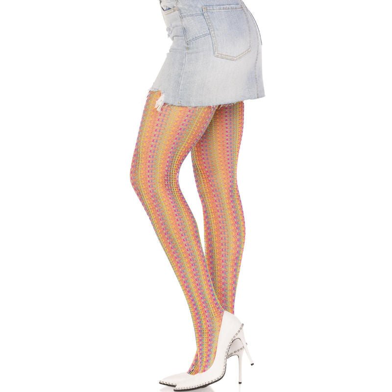 LEG AVENUE - MEIAS DE CROCHÊ MULTICOLOR - Toys "n" Us