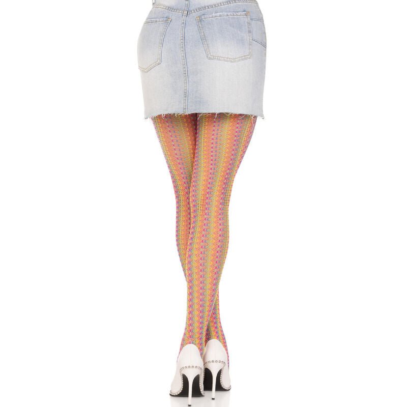 LEG AVENUE - MEIAS DE CROCHÊ MULTICOLOR - Toys "n" Us