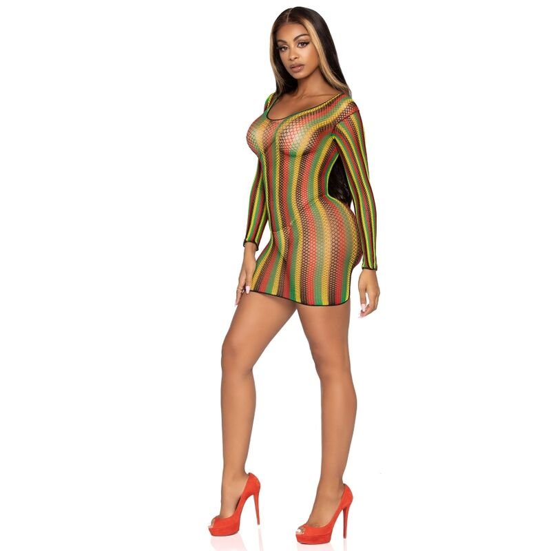 LEG AVENUE - RASTA MINI VESTIDO TAMANHO ÚNICO - Toys "n" Us