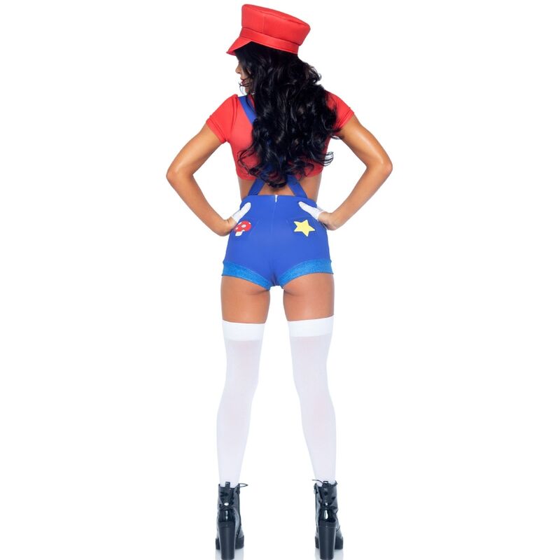 LEG AVENUE - SEXY COSTUME MARIO BROS RED/BLUE M - Toys "n" Us