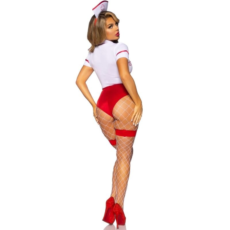 LEG AVENUE - SEXY NURSE COSTUME RED/WHITE M - Toys "n" Us