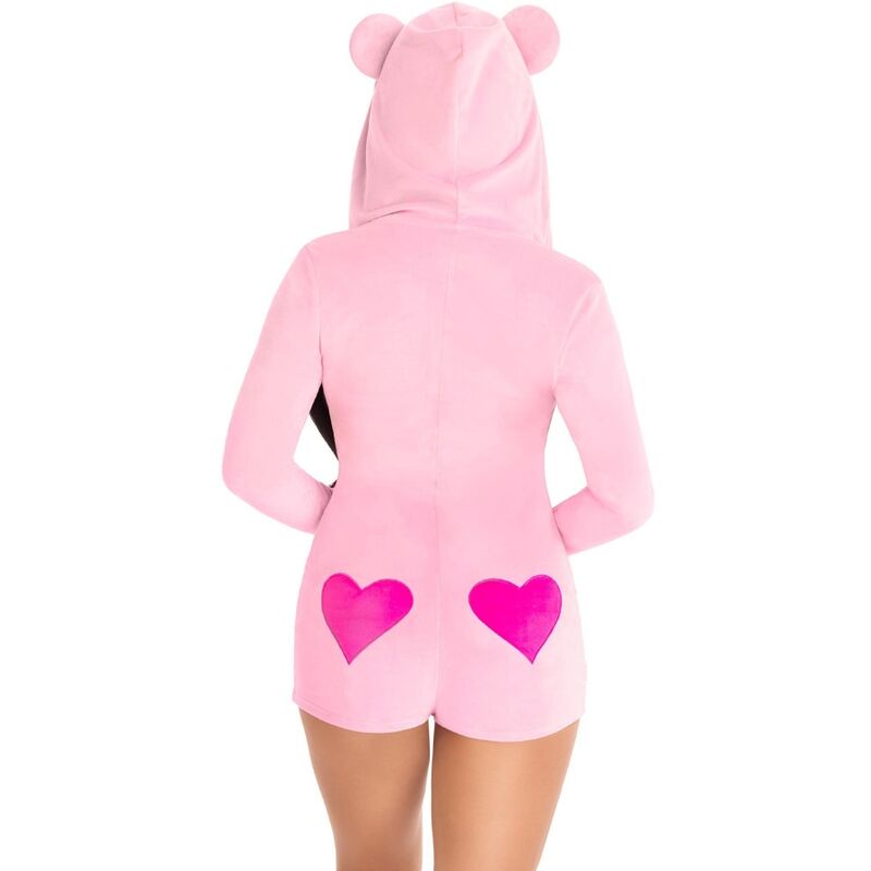 LEG AVENUE - TEDDY BEAR VELVET BODYSUIT PINK M - Toys "n" Us