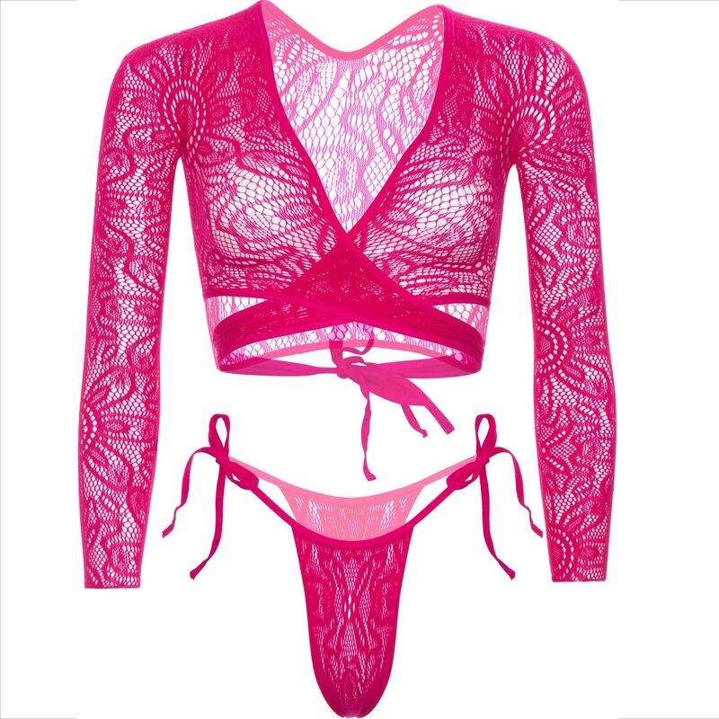 LEG AVENUE - TOP CROP RENDA COM TANGA - Toys "n" Us