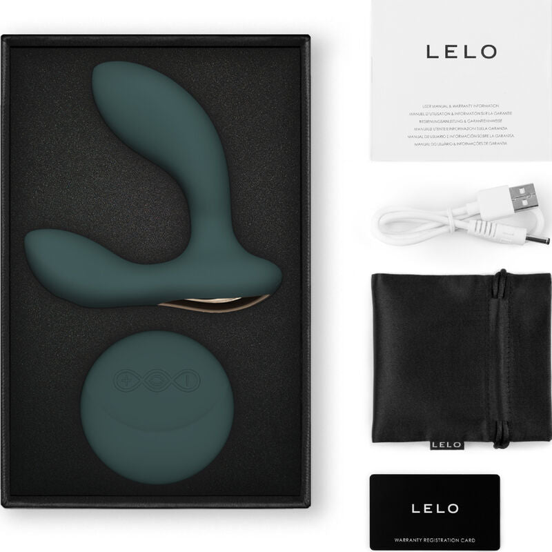 LELO - HUGO 2 VERDE MASSAGEADOR DE PRÓSTATA COM CONTROLE REMOTO - Toys "n" Us
