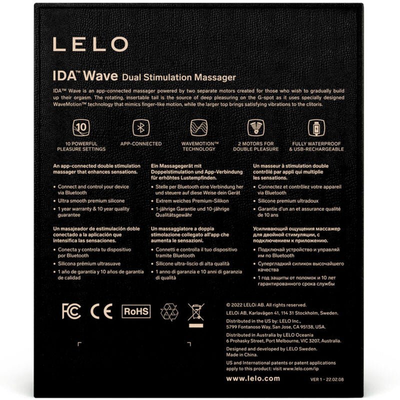 LELO - IDA WAVE CORAL MASSAGEIRO PARA CASAIS - Toys "n" Us