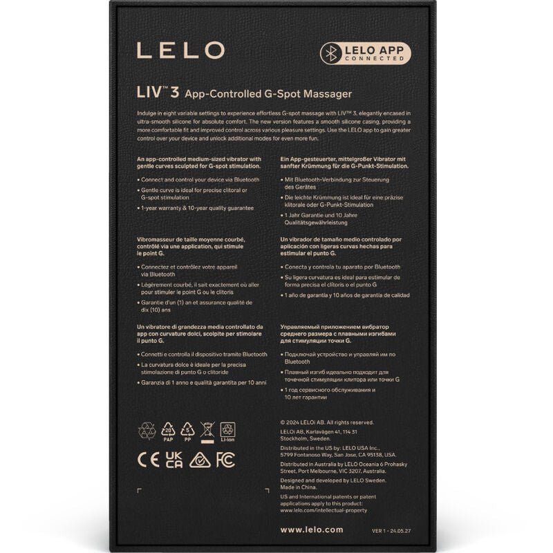 LELO - LIV™ 3 G - SPOT STIMULATOR VIOLET - Toys "n" Us