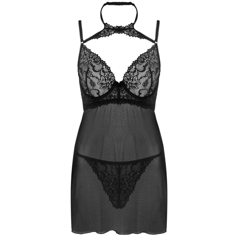 LIVCO CORSETTI FASHION - CONJUNTO BINELLA BABYDOLL + TANGA PRETO - Toys "n" Us
