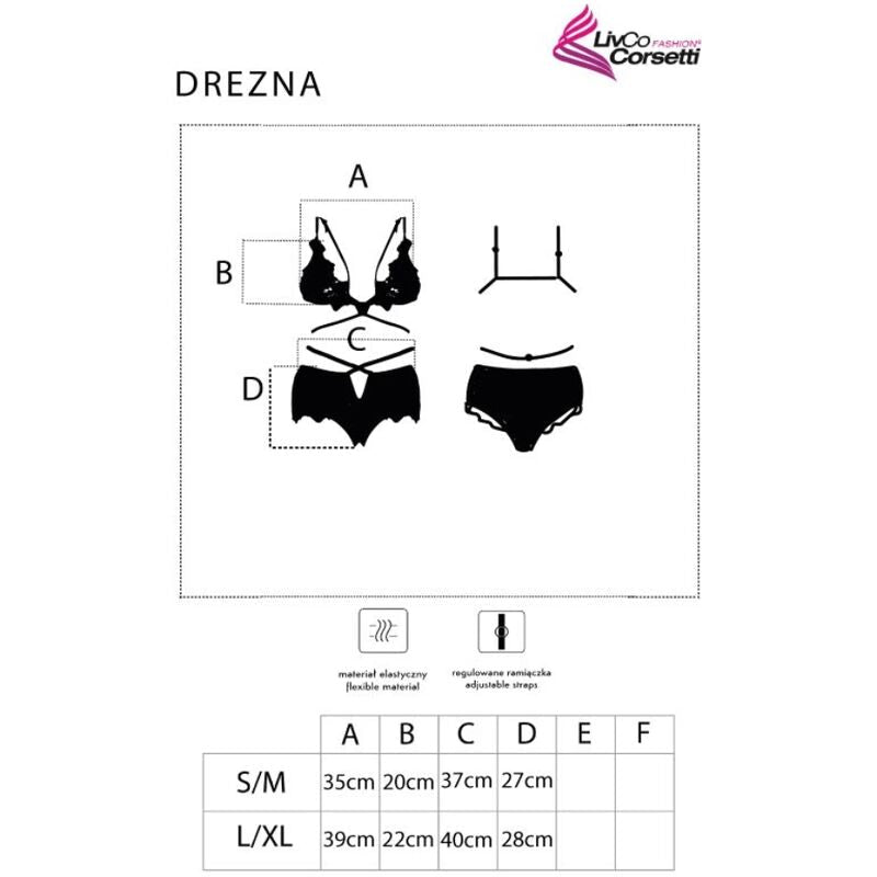 LIVCO CORSETTI FASHION - DREZNA LC 90733 BRA + CALA PRETA - Toys "n" Us