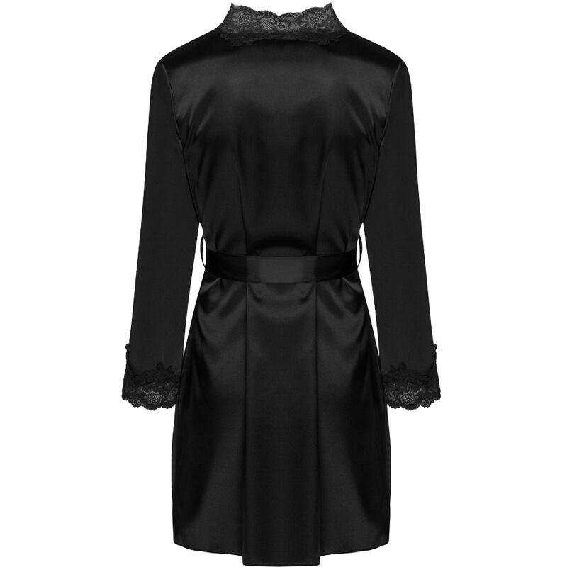 LIVCO CORSETTI FASHION - JACQUELINE LC 90249 DRESSING GOWN + SHIRT + PANTY BLACK L/XL - Toys "n" Us