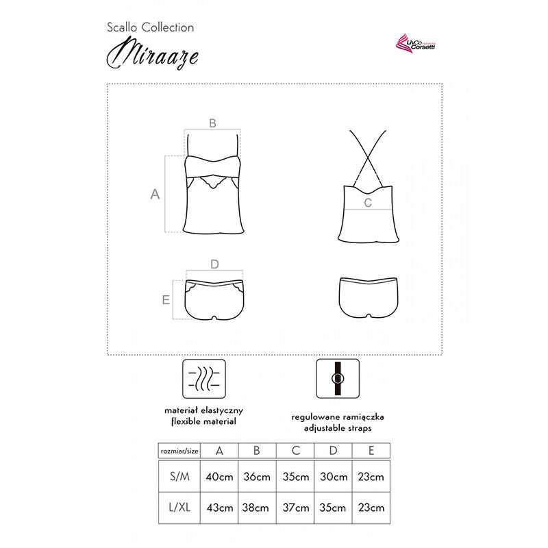 LIVCO CORSETTI FASHION - MIRAAZE LC 90567 CAMISA + CALÕES PRETOS - Toys "n" Us
