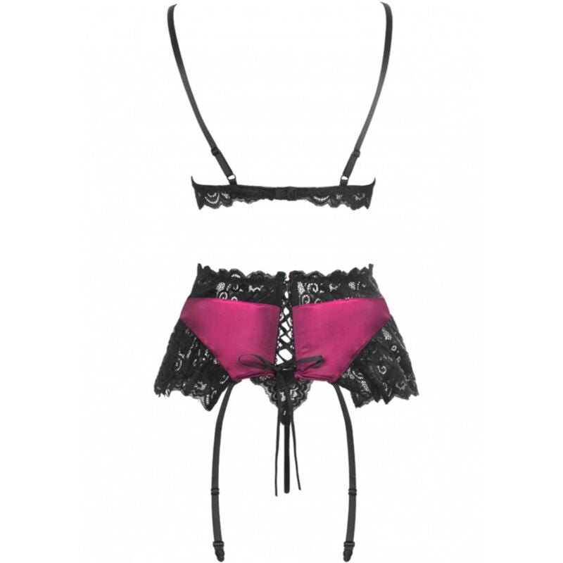 LIVCO CORSETTI FASHION - NAHIR LC 20214 BRA + PANTY + GARTER BELT L/XL - Toys "n" Us