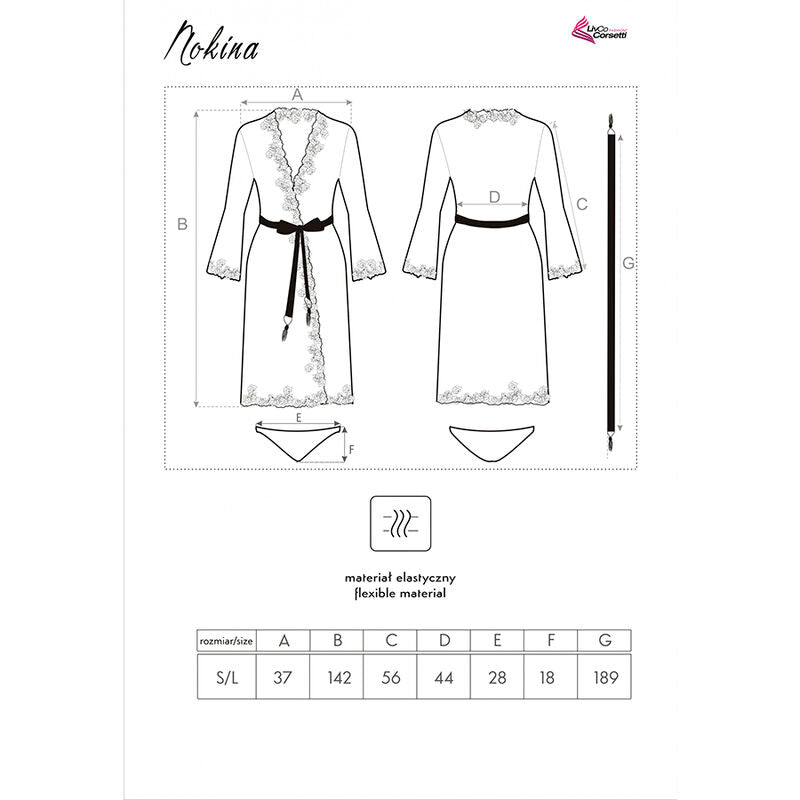LIVCO CORSETTI FASHION - NOKINA LC XG055 VESTIDO G + CALCINHA PRETA TAMANHO ÚNICO - Toys "n" Us