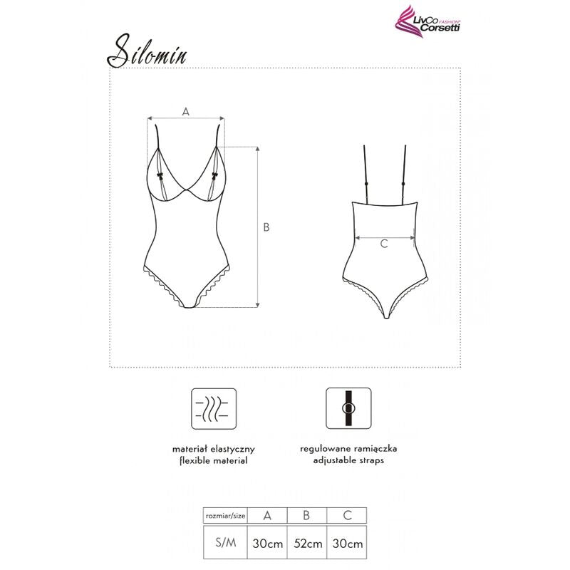 LIVCO CORSETTI FASHION - SILOMIN LC 1401 CORPO + ROUPO PRETO TAMANHO ÚNICO - Toys "n" Us